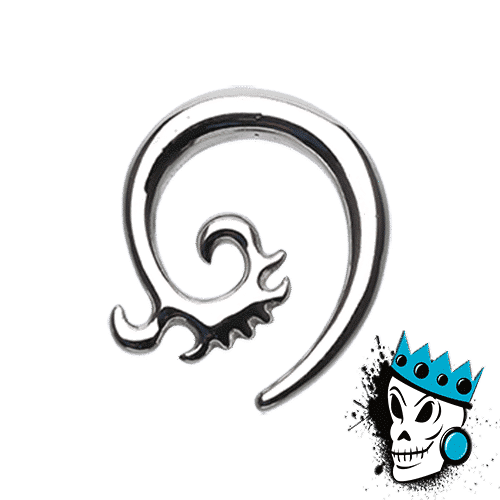 Stainless Steel Spirals with Barbs (14 gauge - 2 g)