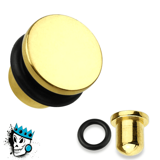 Gold Bullet Style Plugs (14g - 00 gauge)