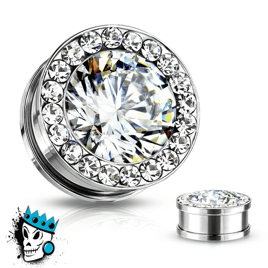 Ultimate Bling Flesh Tunnels (8 gauge - 5/8 inch)