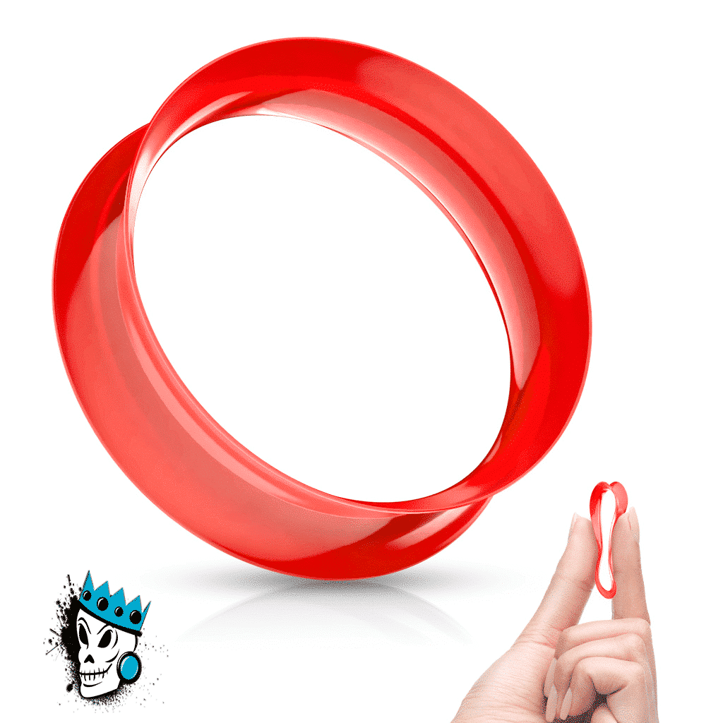 Red  Silicone Skin Eyelets (6 g - 1 inch)