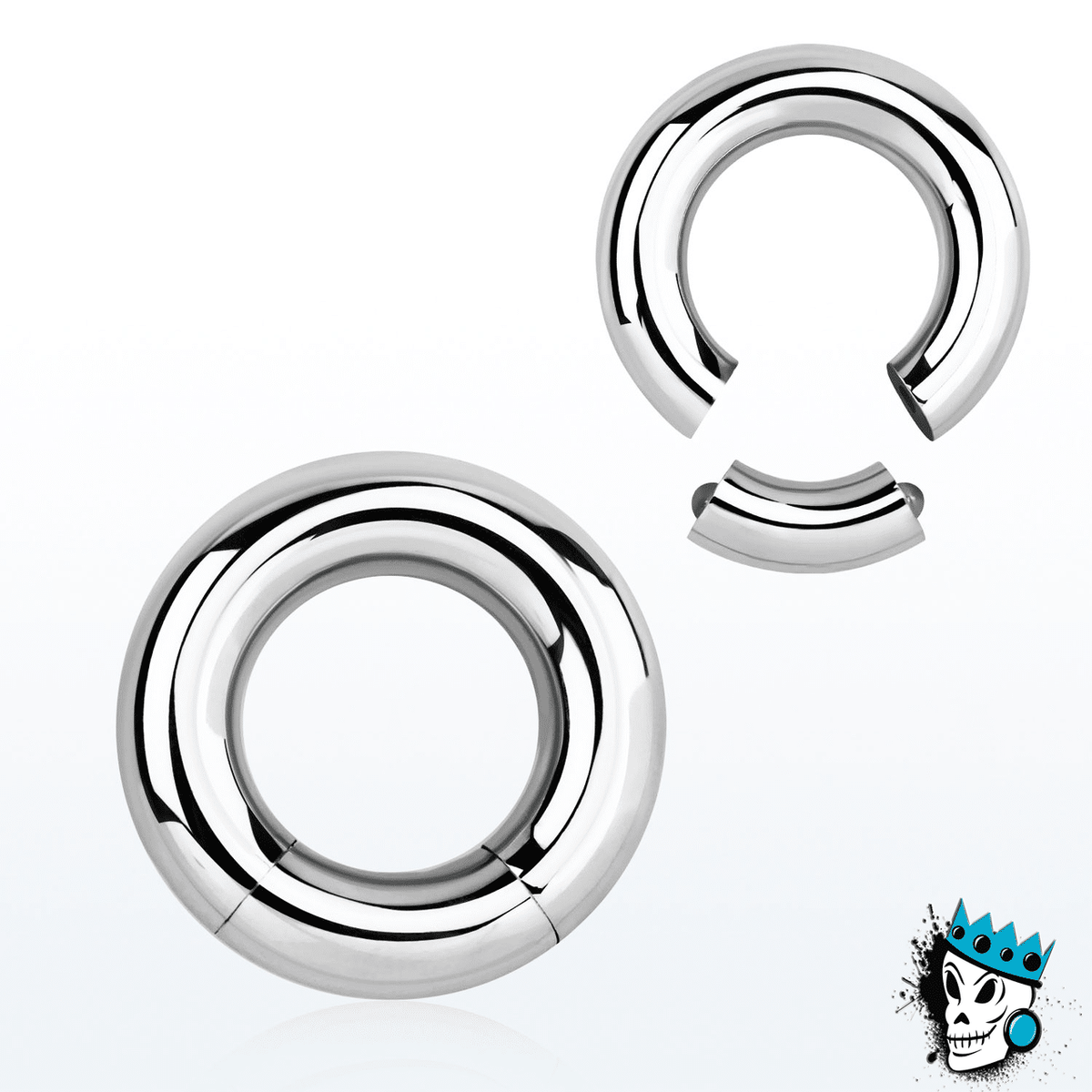Segmented Guard Rings Stainless Steel Segment rings (16 g - 2 gauge) | King's Body Jewelry