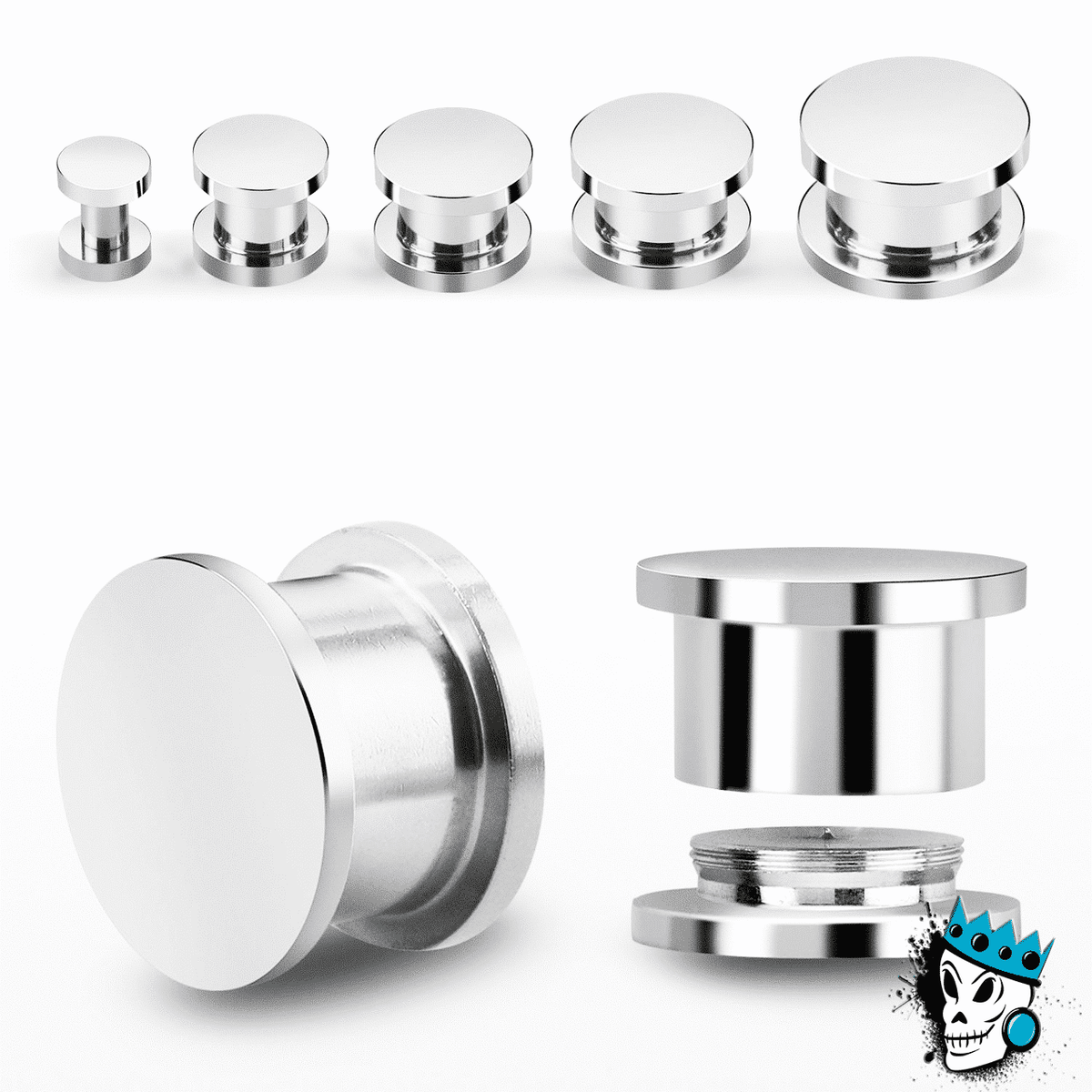 Stash Plug Steel Stash Plugs (8 Gauge- 5/8 Inch) | King's Body Jewelry
