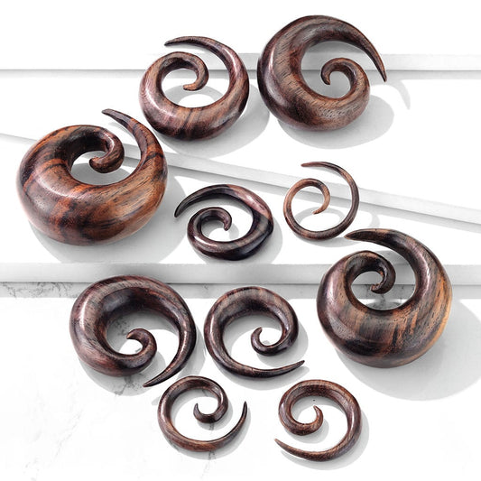 Sono Wood Spirals (8 gauge to 3/4 inch)