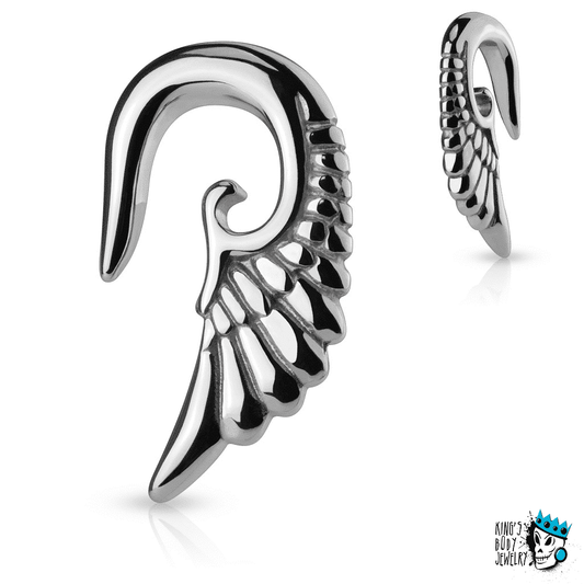 Steel Angel Wing Hooks (14 gauge - 0 gauge)