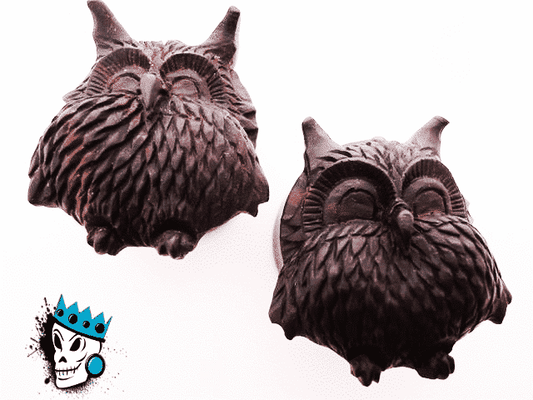 Black Areng HOOT Owl Plugs (11/16 inch & 21 mm)