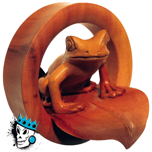Sabo Wood Frog Tunnels (31mm)