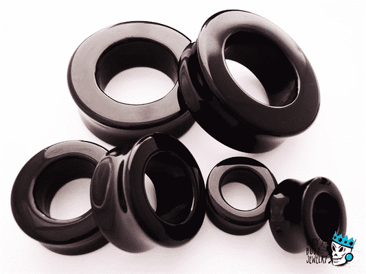 Onyx Stone Tunnels (8 gauge - 5/8 inch)