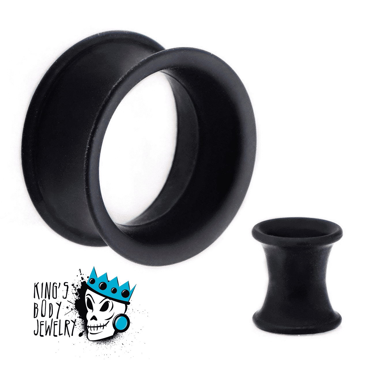 Black Skin Eyelets (6 g - 1 inch)