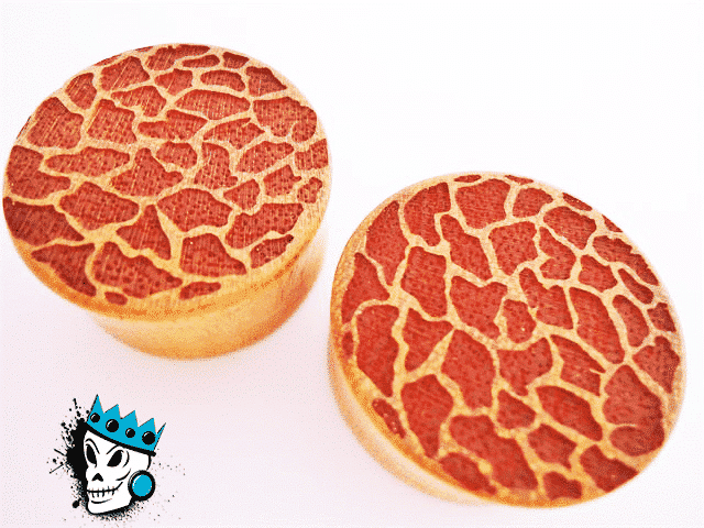 Double Flared Giraffe Plugs 9 (1/2 inch - 1 inch)